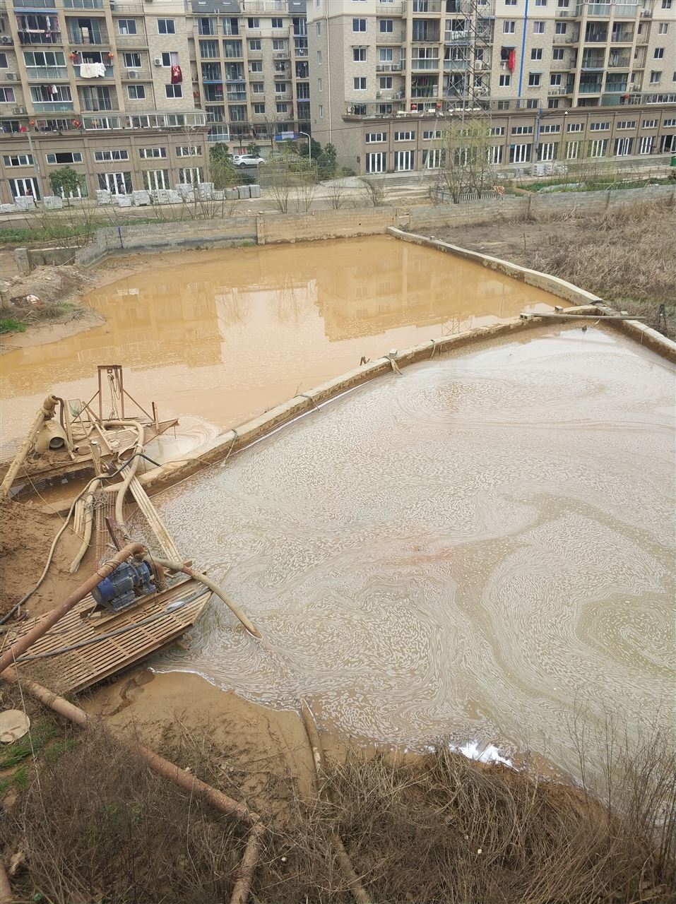 达日沉淀池淤泥清理-厂区废水池淤泥清淤